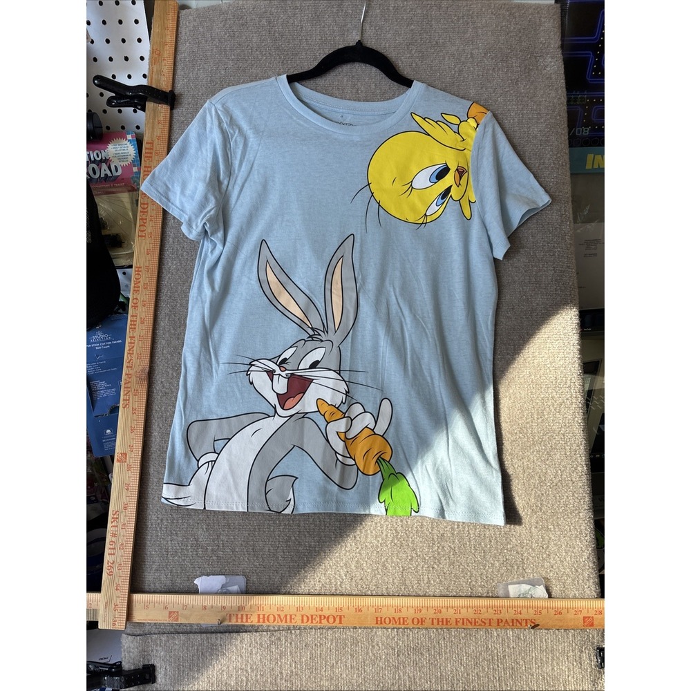 Looney Toons T Shirt Youth L (11-13) Taz Bugs Bunny Tweety Daffy Duck